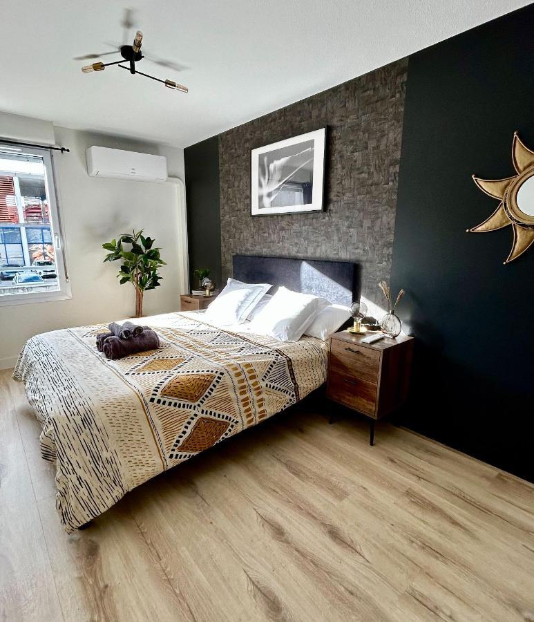 Modern 1 Bdr + Balcony + Free Parking + Ac + Pool Apartman L'Isle-d'Abeau Kültér fotó